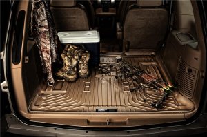 Subaru Outback Floor Mats - Rear Cargo - Husky Liners - WeatherBeater - Black - `15-`17